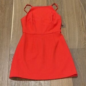French Connection Hot Coral Sundress 2